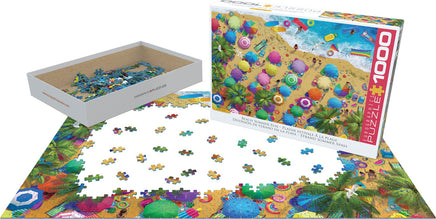 Beach Summer Fun 1000-Piece Puzzle 