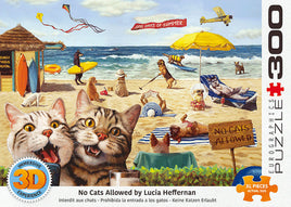No Cats Allowed Lenticular 300-piece Puzzle