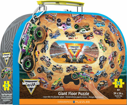 Monster Jam Giant Floor Puzzle 74-Piece Puzzle
