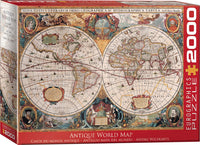2000 Pieces - THE BIG PUZZLE COLLECTION - Antique World Map