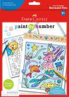 Paint by Numbers Mermaid Pets Wall Art