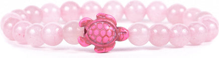 Fahlo Turtle Tracking Bracelet - Pink Stone