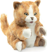 Kitten, Orange Tabby Hand Puppet