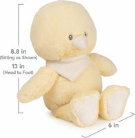 Gund 100% Recycled Duckling, Yellow, 13 In