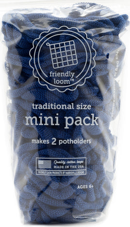Friendly Loom - Mini Pack - Blue (Traditional Size)