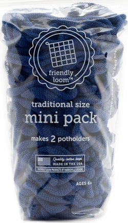 Friendly Loom - Mini Pack - Blue (Traditional Size)