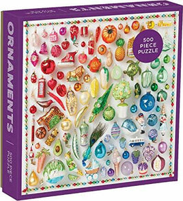 Rainbow Ornaments 500 Piece Puzzle