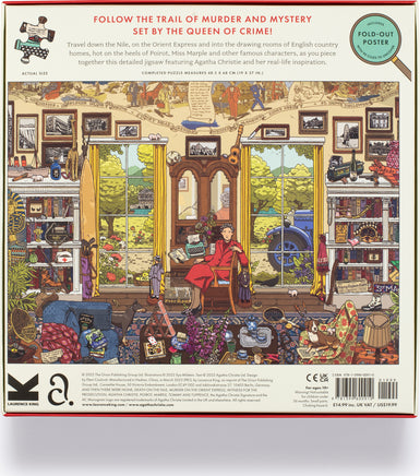 The World of Agatha Christie 1000-piece Jigsaw: 1000-piece Jigsaw with 90 clues to spot