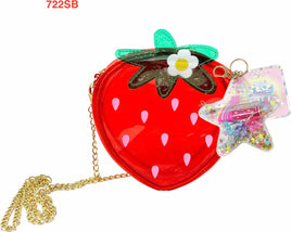 Jelly Crossbody Bag, Strawberry