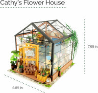 DIY Dollhouse Miniature House Kit - Cathy's Flower House