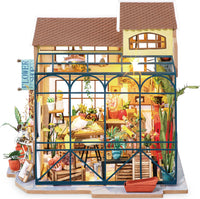DIY Dollhouse Miniature Store Kit - Emily's Flower Shop
