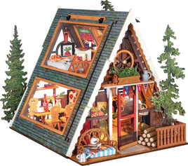 A Frame Cabin DIY Miniature House Kit
