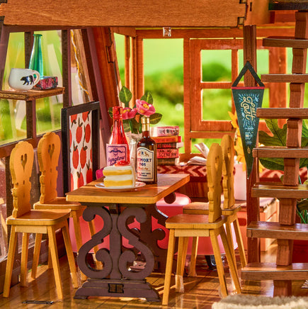 A Frame Cabin DIY Miniature House Kit