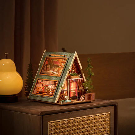 A Frame Cabin DIY Miniature House Kit