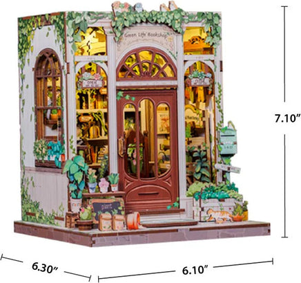 DIY Book Nook Kit: Green Life Bookshop