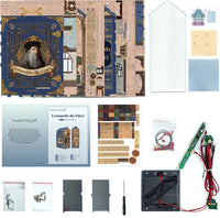 Hands Craft Leonardo da Vinci Book Nook