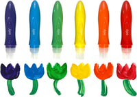 Easy Squeezy Squeezable Poster Paint Brushes - Set of 6