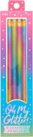 Oh My Glitter! Graphite Pencils  Set Of 6