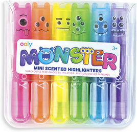 Mini Monster Scented Highlighters - Set of 6 / Display of 24