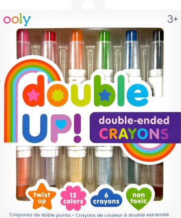 Double Up! Double-Ended Crayons - Set of 6