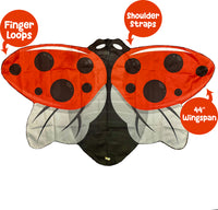 Red Dress-up Ladybug Wings