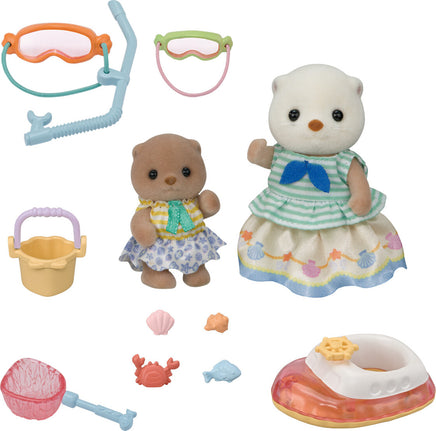 Calico Critters Sea Otter Sisters Splashy Snorkel Set