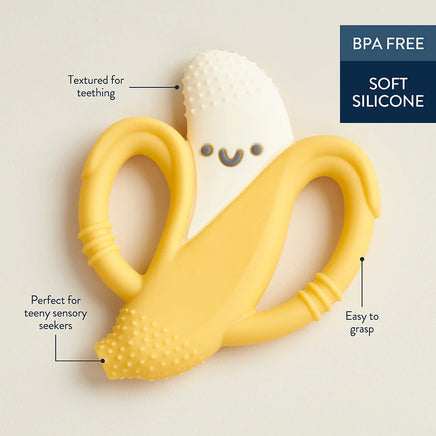 Chew Crew™ - Easy-hold Silicone Teether (Beckett the Banana)
