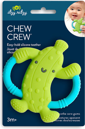 Chew Crew™ - Easy-hold Silicone Teether (Parker the Pickle)