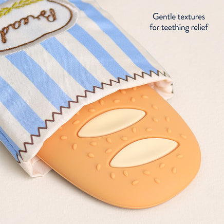 Teensy Crinkle™ - Silicone Sensory Teether (Baguette)