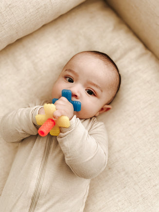 Teensy Tubes™ - Silicone Teething Chew Tube (Rainbow)