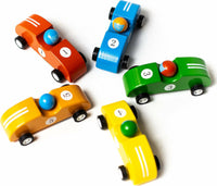 Wooden Pull Back Race Cars (assorted)
