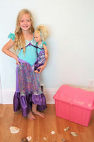 Purple Sparkle Mermaid - 1-3 Years (S)