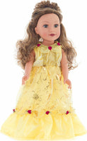 Doll Dress Yellow Beauty - Ages 3+