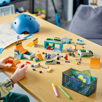 LEGO City Street Skate Park with Toy Bike