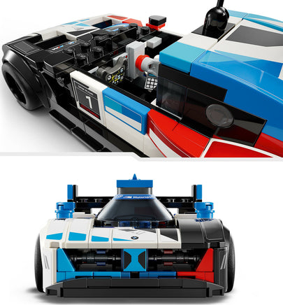 LEGO Speed Champions BMW M4 GT3 and BMW M Hybrid V8 Race Cars