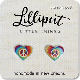 Boho Hippie Heart Earrings