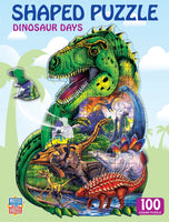 Dinosaur Days - 100 Piece Shaped Puzzle