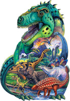 Dinosaur Days - 100 Piece Shaped Puzzle