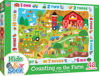 Hide & Seek - Counting on the Farm 48 Piece Puzzle