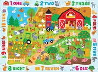 Hide & Seek - Counting on the Farm 48 Piece Puzzle