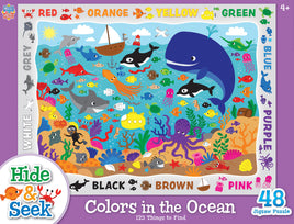 Hide & Seek - Colors in the Ocean 48 Piece Puzzle