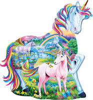 Unicorn Family - 100 Piece Shaped Puzzle