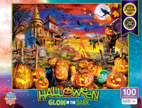 Glow in the Dark - The Pumpkin Kings 100 Piece Halloween Puzzle