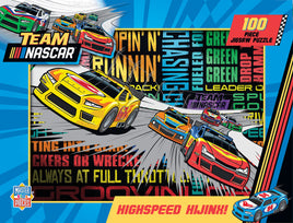 NASCAR - Highspeed Hijinx 100 Piece Puzzle