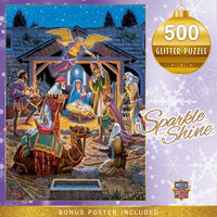 Holiday Glitter - Holy Night 500 Piece Puzzle