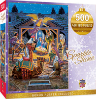 Holiday Glitter - Holy Night 500 Piece Puzzle