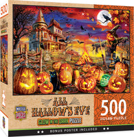 Glow in the Dark Halloween - All Hallow's Eve 500 Piece Puzzle