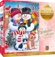 Holiday Glitter - Family Portrait 500 Piece Puzzle