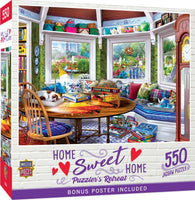 Home Sweet Home - Puzzler's Retreat 550 Piece Puzzle