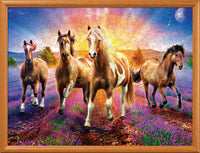 Glow in the Dark - Wild Stallions 300 Piece EZ Grip Puzzle